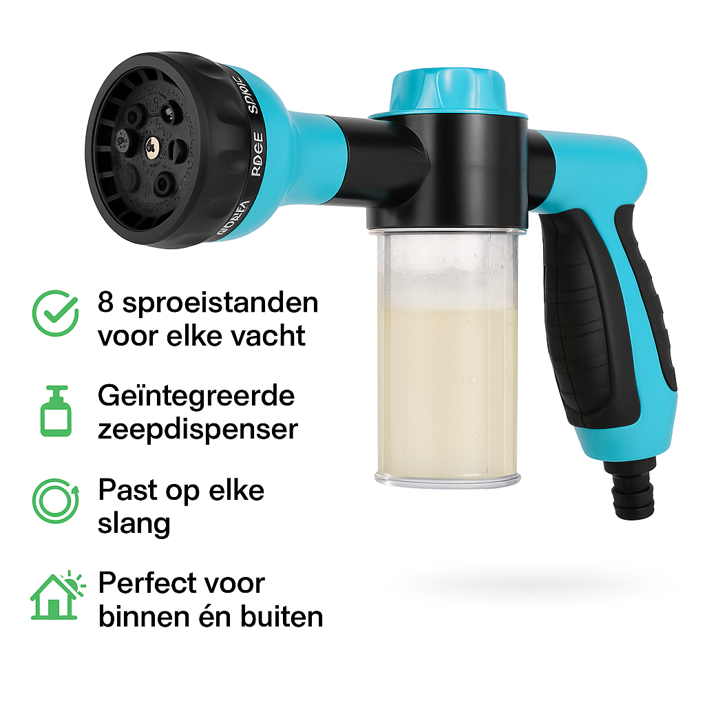 Hondendouche met Zeepdispenser