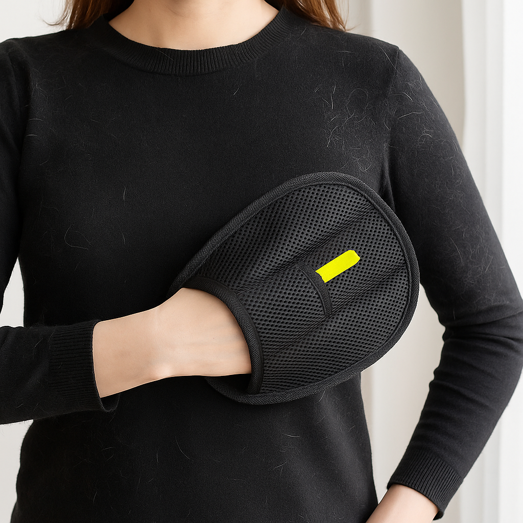 Haarverwijderhandschoen