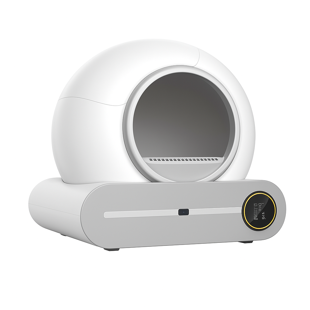 65L Slimme Automatische Kattenbak – Zelfreinigend • Volledig Afgesloten • App & Gezondheidssensor